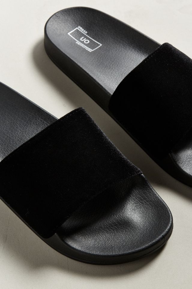 UO Velvet Slide Sandal #2
