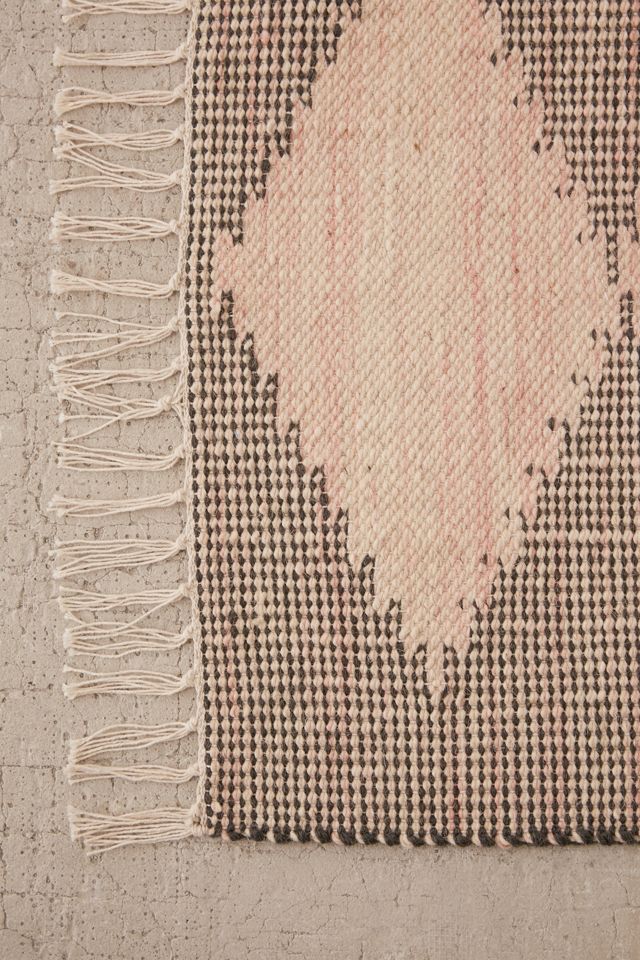 Multi Diamond Woven Rug | Urban Outfitters