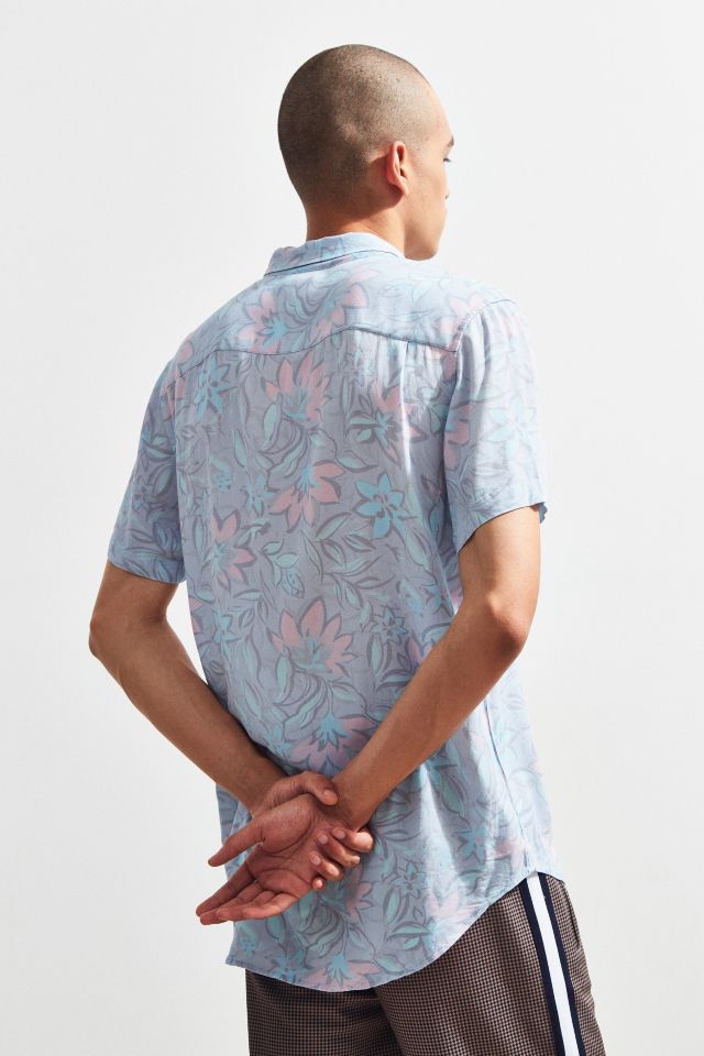 Insight Strange Days Floral Short Sleeve Button-Down Shirt #3