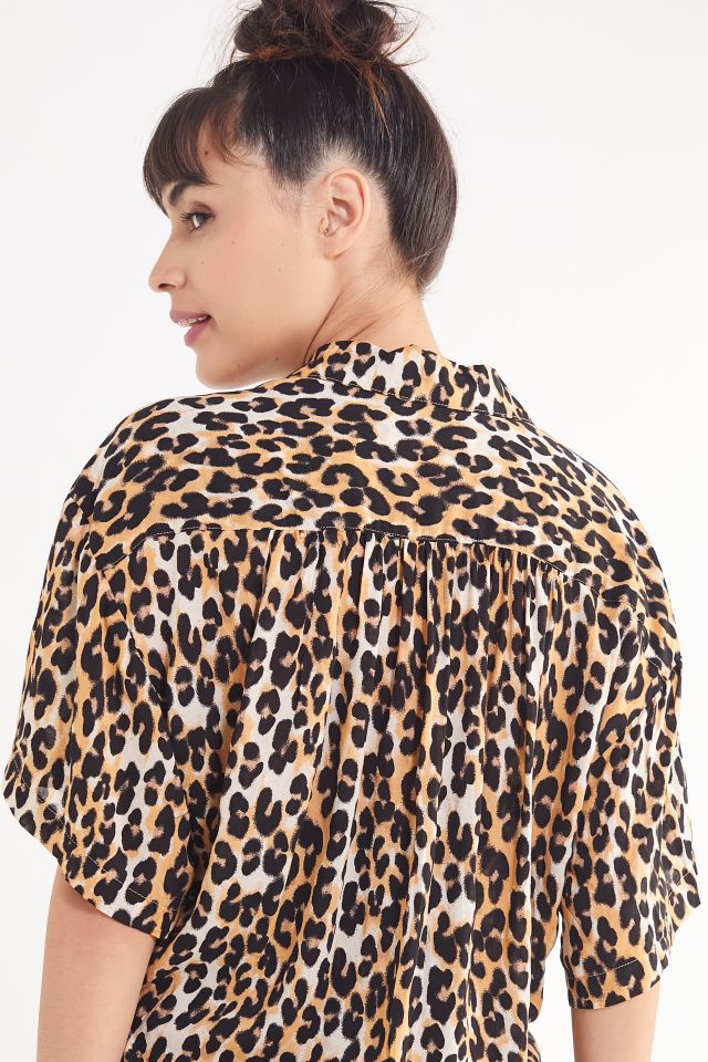UO Amazonia High/Low Button-Down Top #3