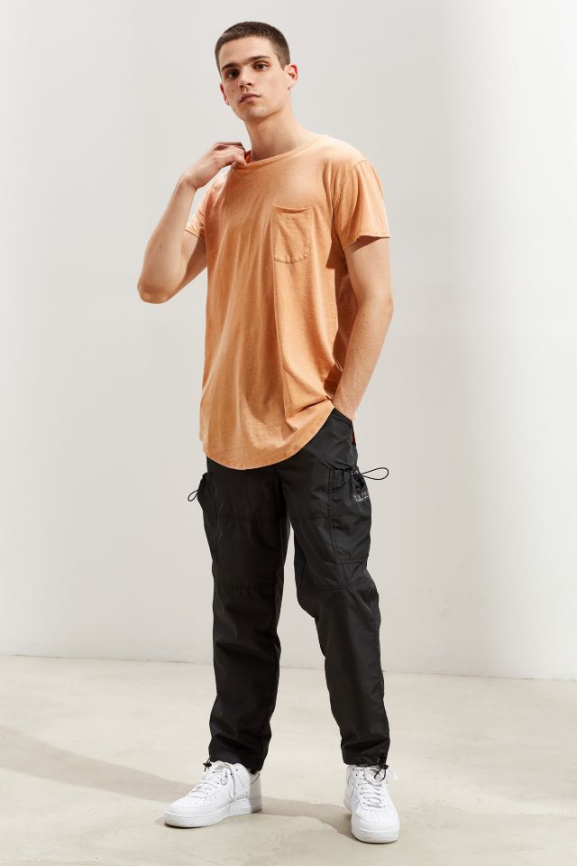 UO Burnout Scoop Neck Curved Hem Soft Tan Tee #4