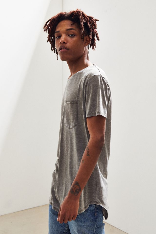 UO Burnout Scoop Neck Curved Hem Soft Tee #2