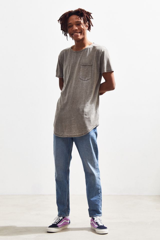 UO Burnout Scoop Neck Curved Hem Soft Tee #5