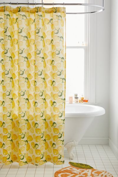 Rideau de Douche à Motif de Fruits