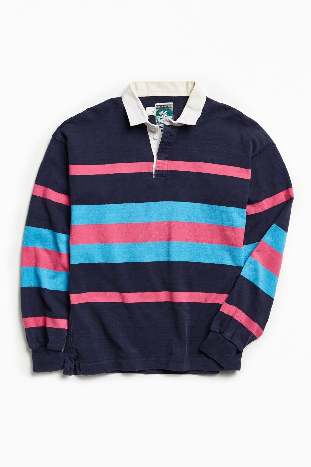 Vintage McIntosh & Seymour Stripe Rugby Shirt | Urban Outfitters