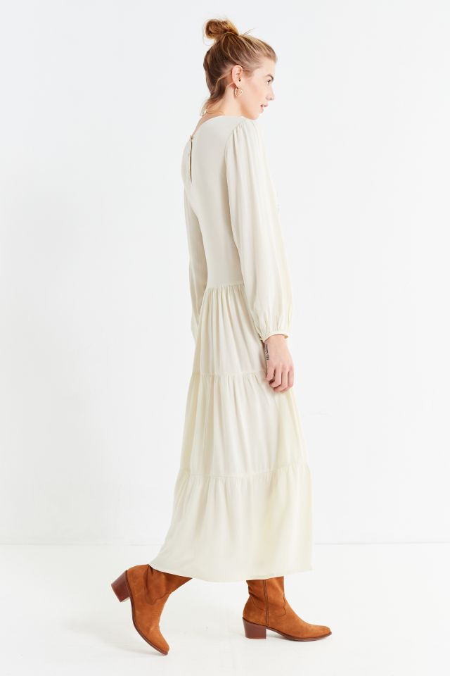 UO Bohemian Embroidered Maxi Dress #4