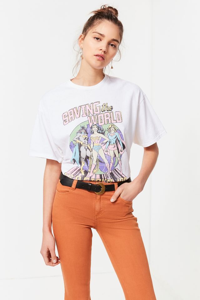 Junk Food Women Saving The World Tee #3