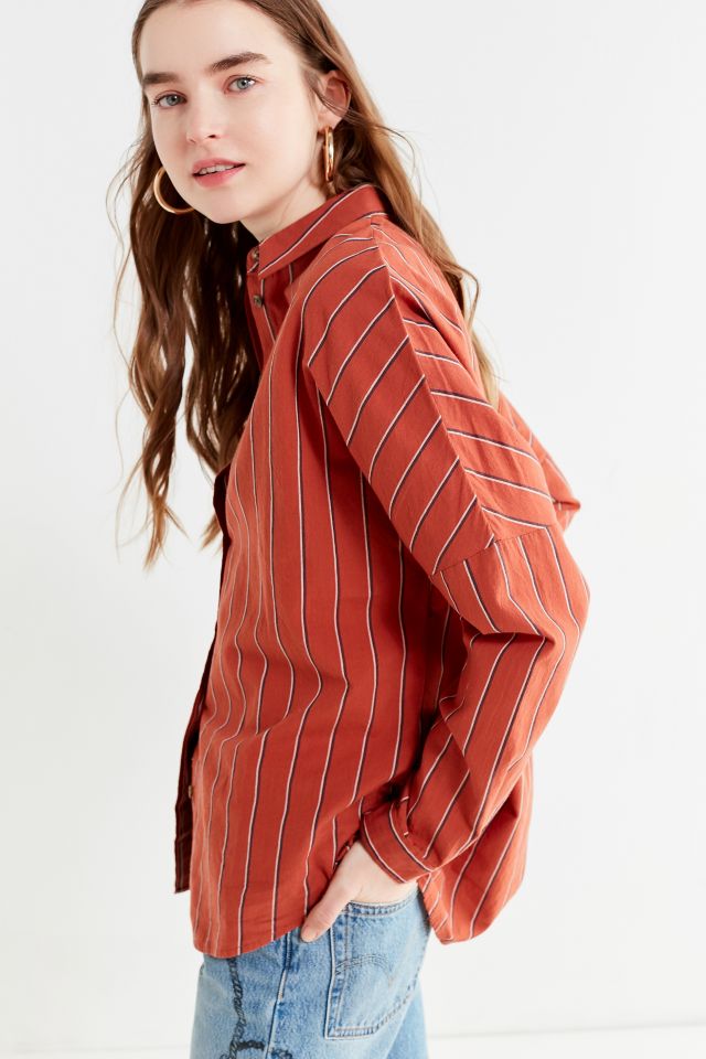 UO Relaxed-Fit Button-Down Shirt #1