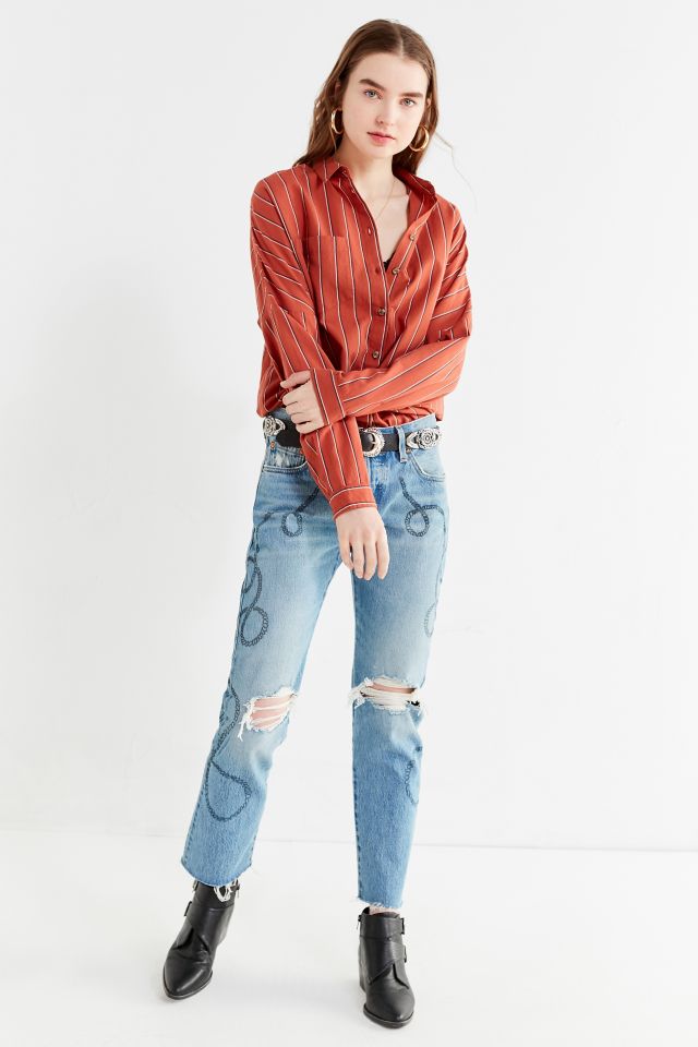 UO Relaxed-Fit Button-Down Shirt #3