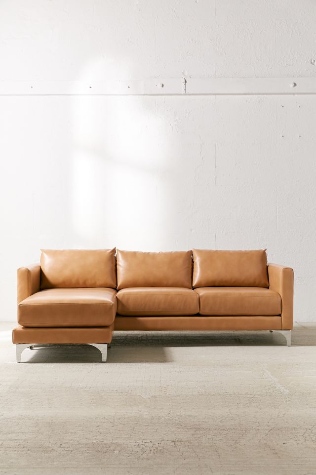 Chamberlin Recycled Leather Sectional Sofa #1