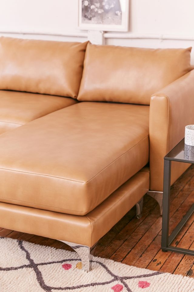 Chamberlin Recycled Leather Sectional Sofa #4
