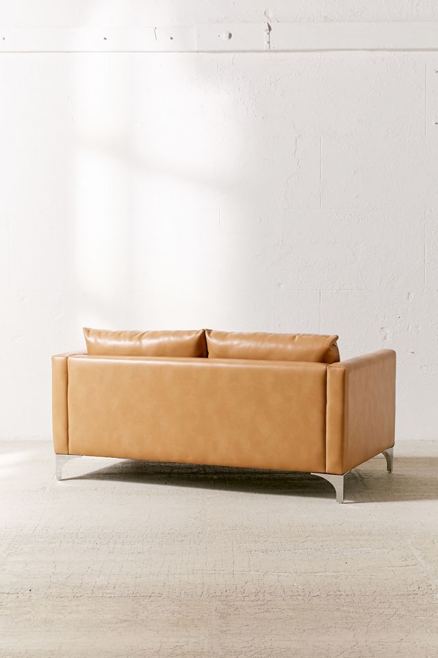Chamberlin Recycled Leather Love Seat #2