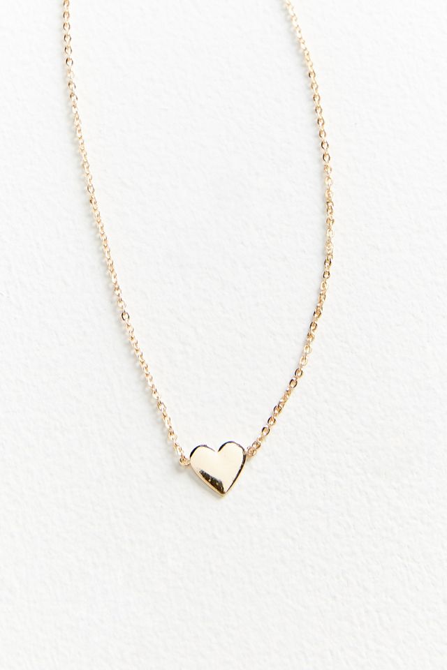 Simple Heart Charm Necklace #1