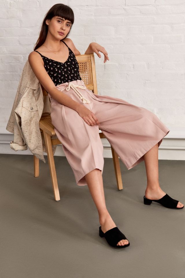 UO Safari Wide-Leg Cropped Pant #1
