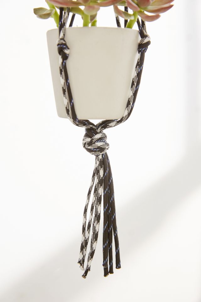 Jardinière suspendue en paracorde #2