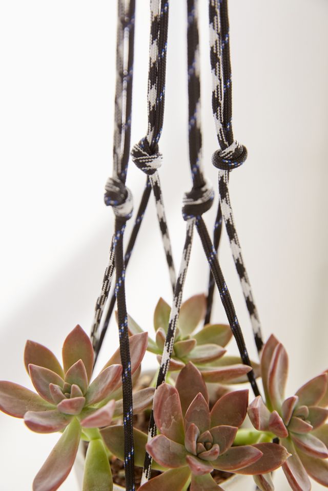 Jardinière suspendue en paracorde #3