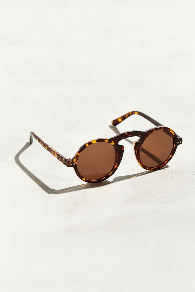 UO Heightened Keyhole Round Sunglasses | Urban Outfitters
