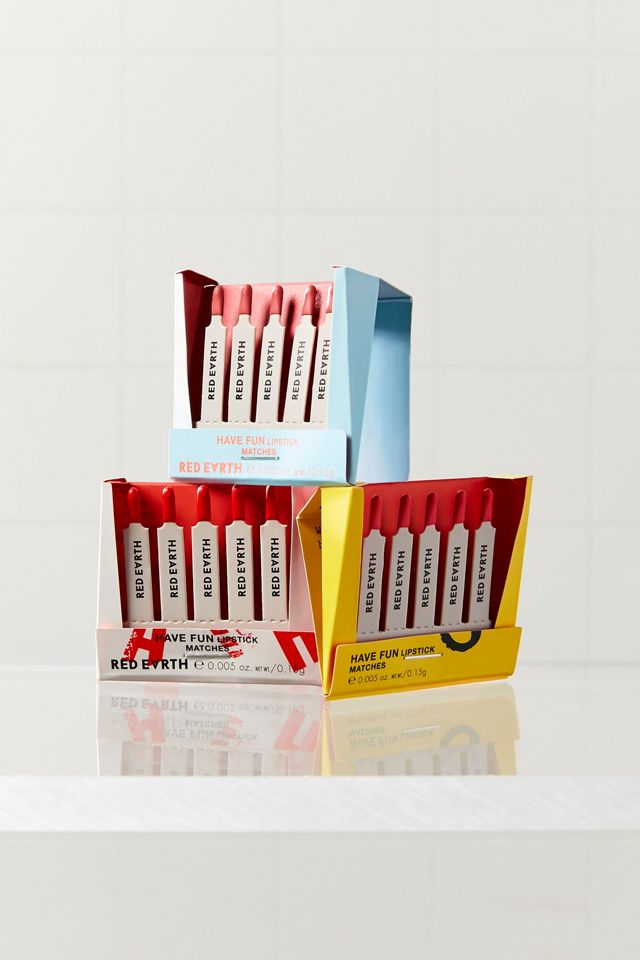 Udlænding komedie Rustik Red Earth Have Fun Lipstick Matchbook Trio | Urban Outfitters