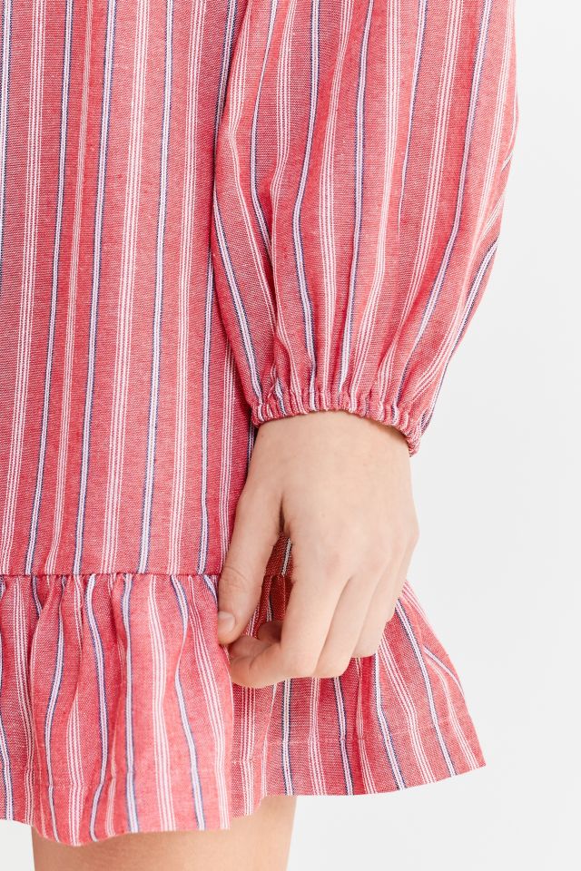 UO Striped Tassel Tunic Dress #4