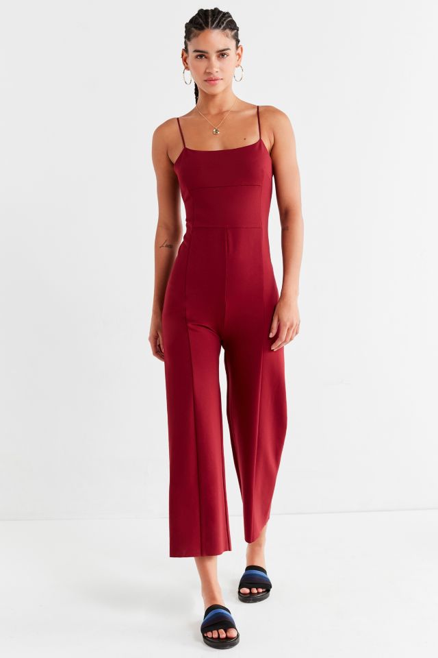 UO Audrey Ponte Jumpsuit | Urban Outfitters