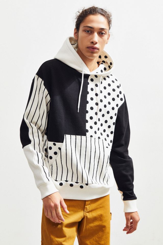 Urban Outfitters U.s.a. Colorblock Hoodie Sweatshirt