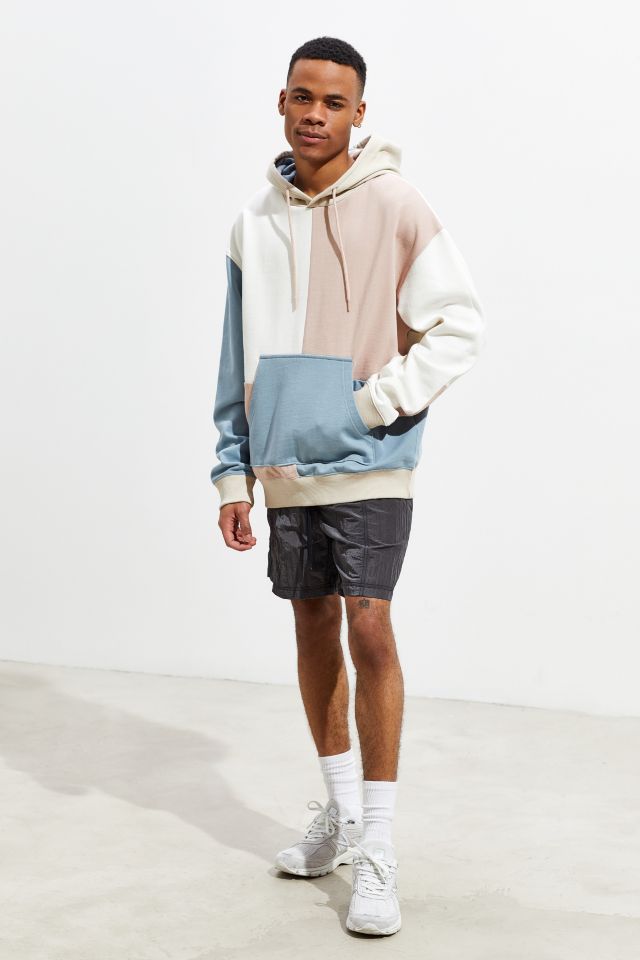 New York Colorblock Hoodie Sweatshirt  Urban Outfitters Japan - Clothing,  Music, Home & Accessories