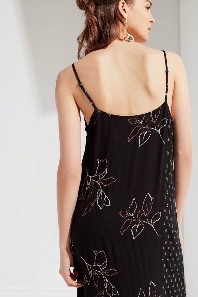 UO Ava High-Slit Midi Slip Dress #4