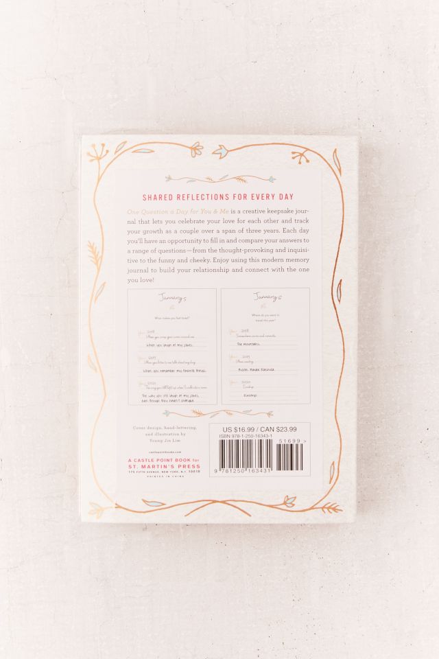 One Question a Day for You & Me: A Three-Year Journal By Aimee Chase #1