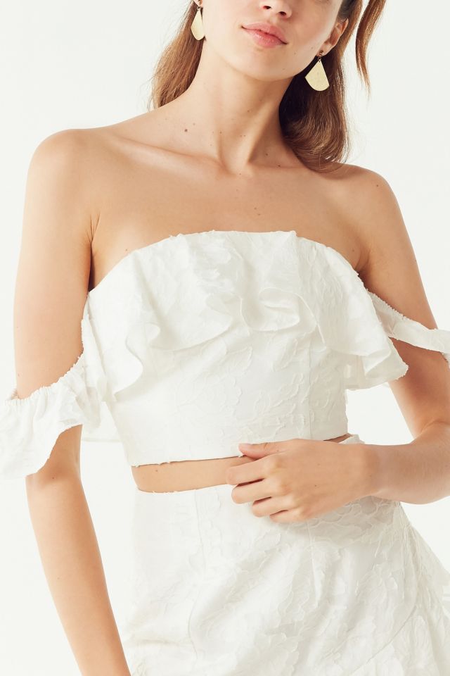 Keepsake Radar Ruffle Cropped Top #1