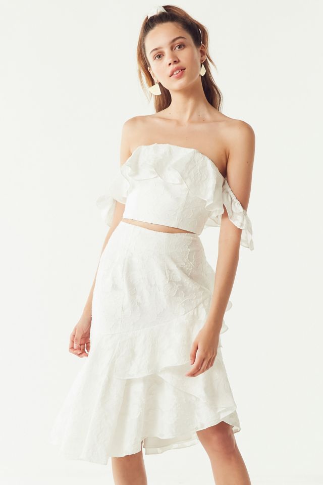 Keepsake Radar Ruffle Cropped Top #3
