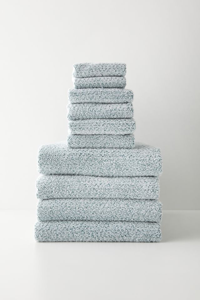 Everplush 6-Piece Diamond Jacquard Bath Towel Set