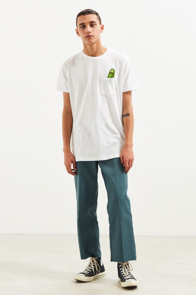 Pickle Rick Pocket Tee #5