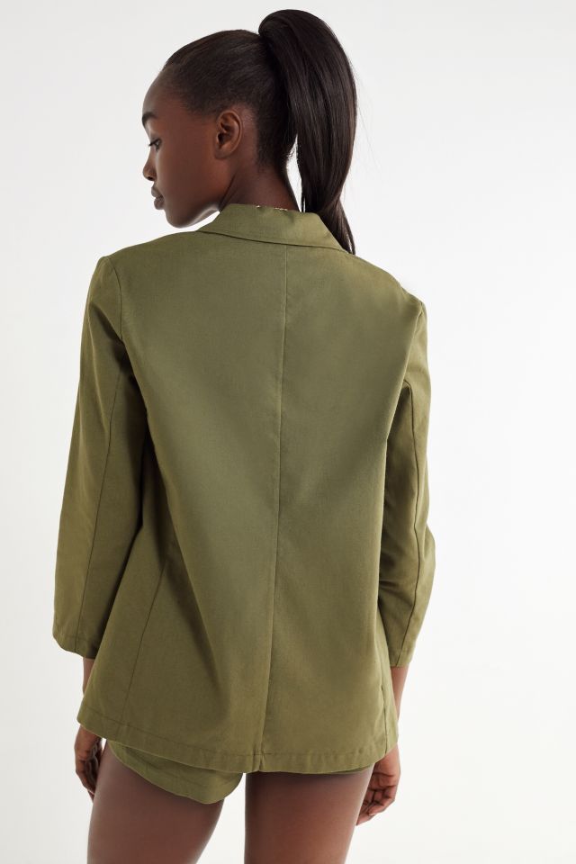 UO Linen Blazer #1