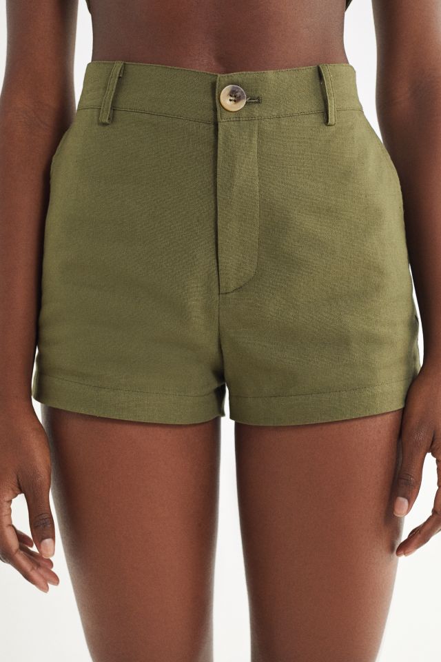 UO High-Rise Linen Short #1