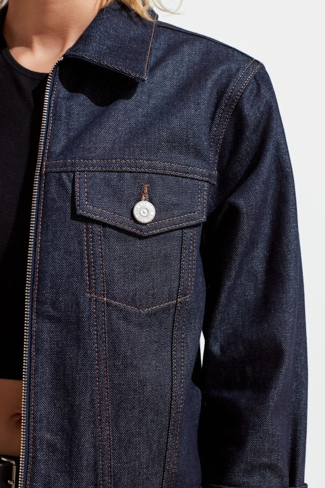 UO Zipper Denim Jacket #4