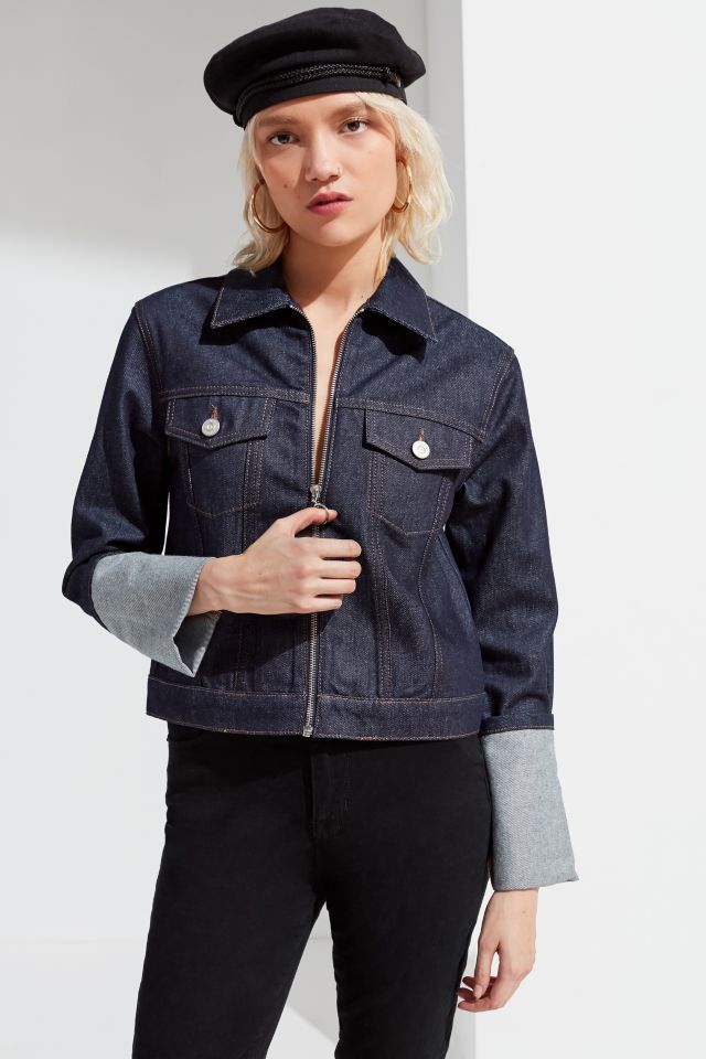 UO Zipper Denim Jacket #5