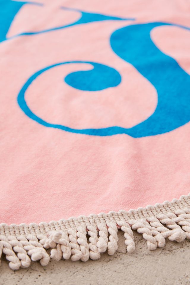 Serviette de plage ronde surdimensionnée No Bad Days ban.do #2