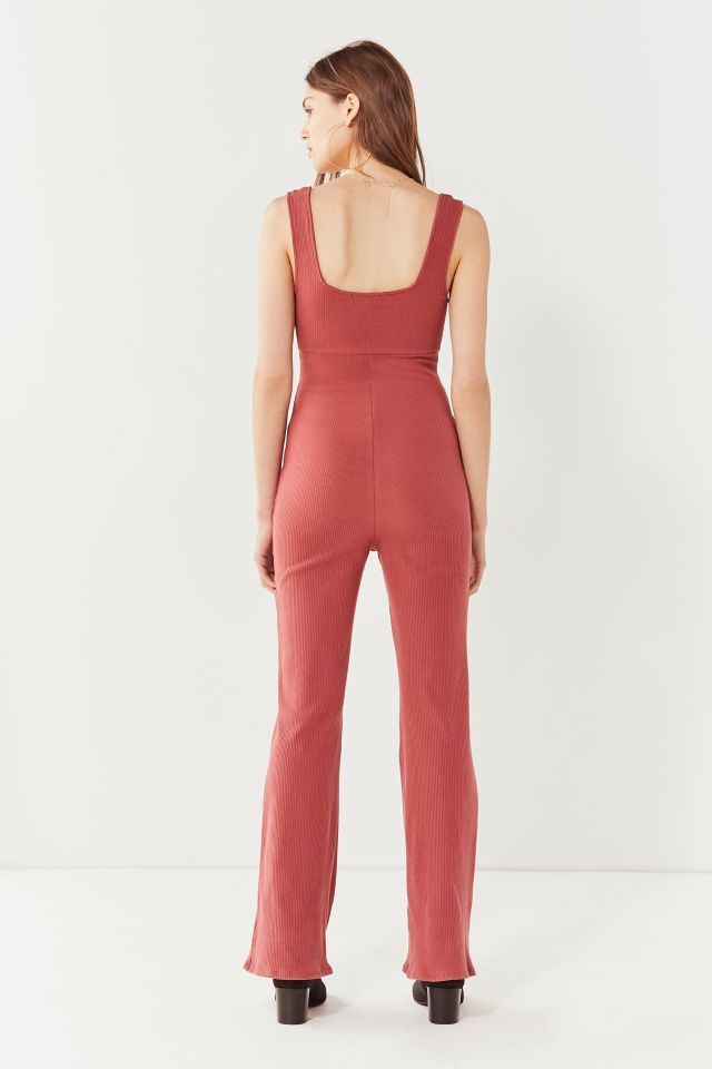 UO Empire Waist Ribbed Knit Jumpsuit #2