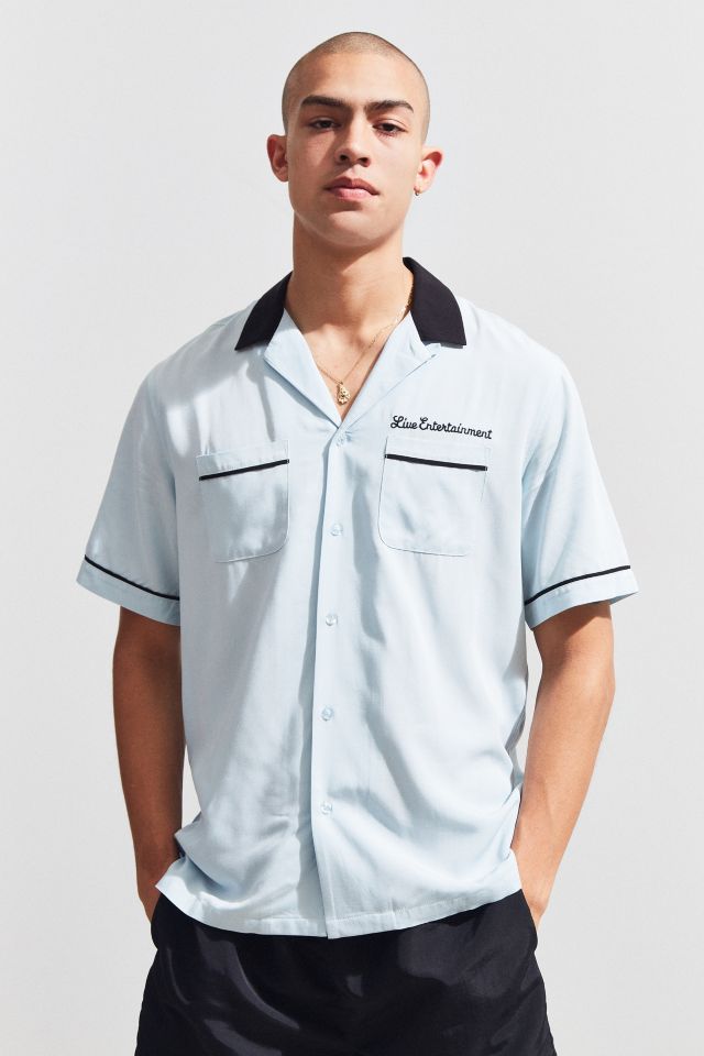Pink Panther Rayon Short Sleeve Button-Down Shirt #2