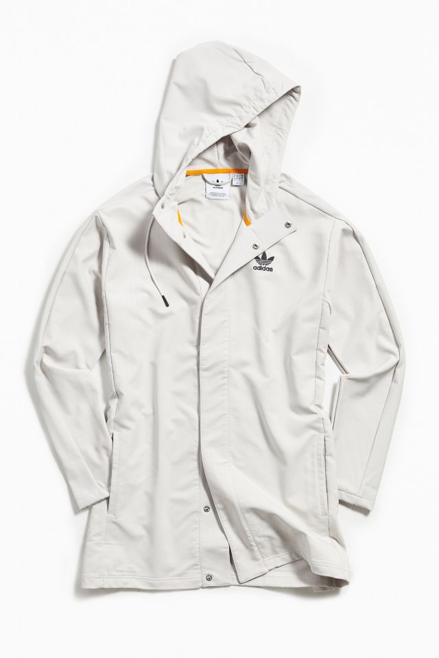 Adidas hooded best sale coach jacket