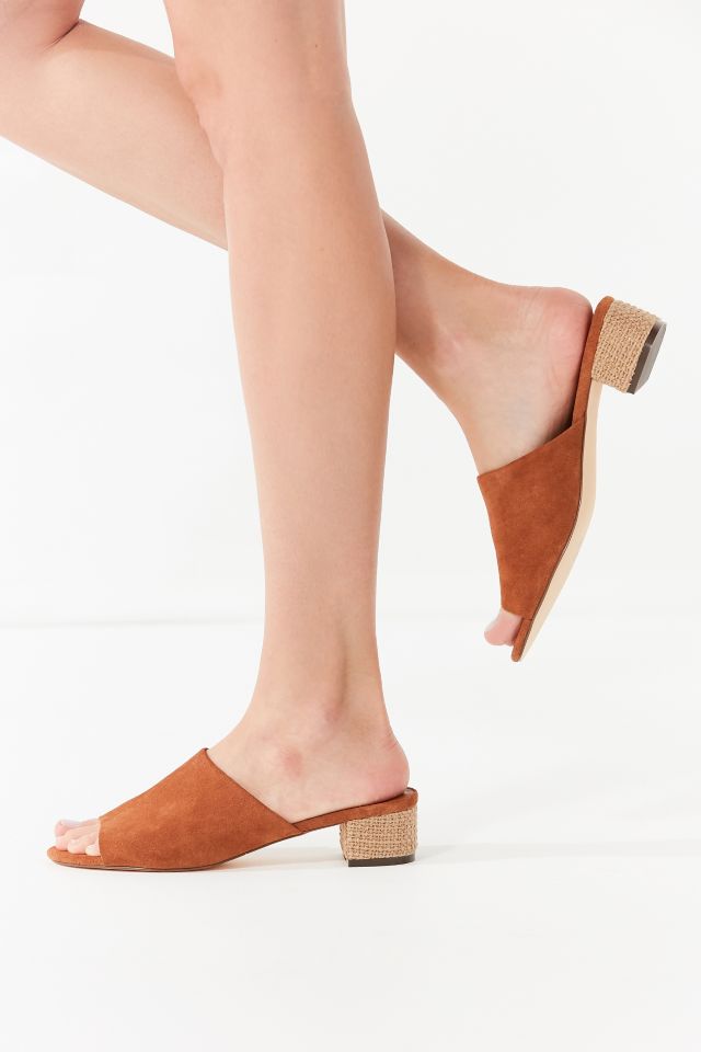 Patti Burlap Heel Suede Mule #4