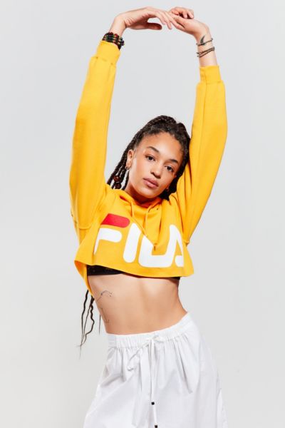 Fila dora clearance crop hoodie