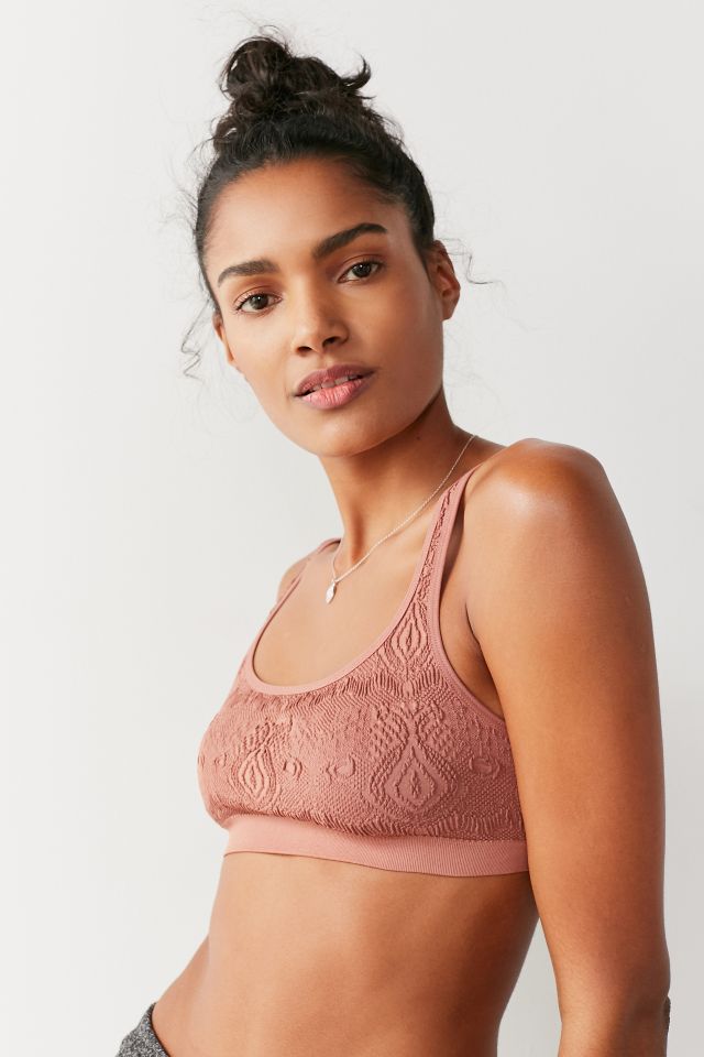 Out From Under Seamless Textured Bra Top