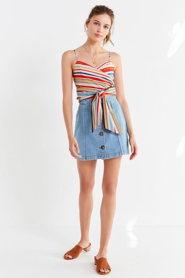 ASTR The Label Camille Tie-Front Top #2