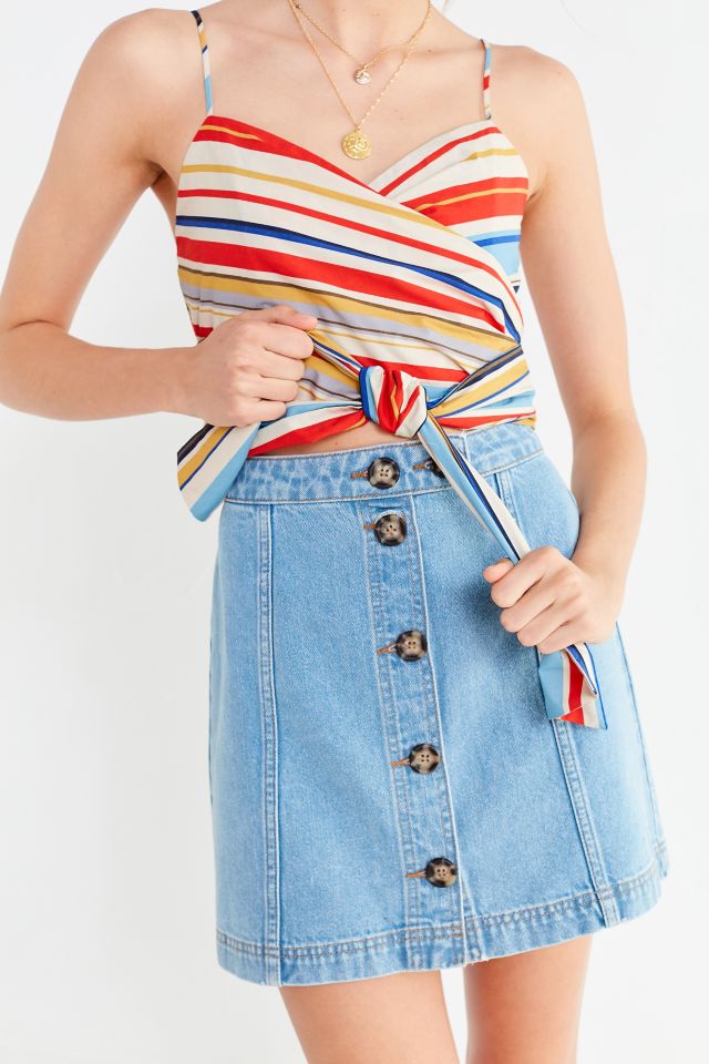 ASTR The Label Camille Tie-Front Top #3