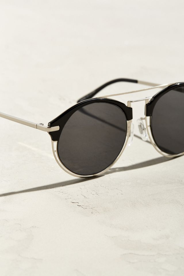 Cut-Out Half-Frame Sunglasses #2