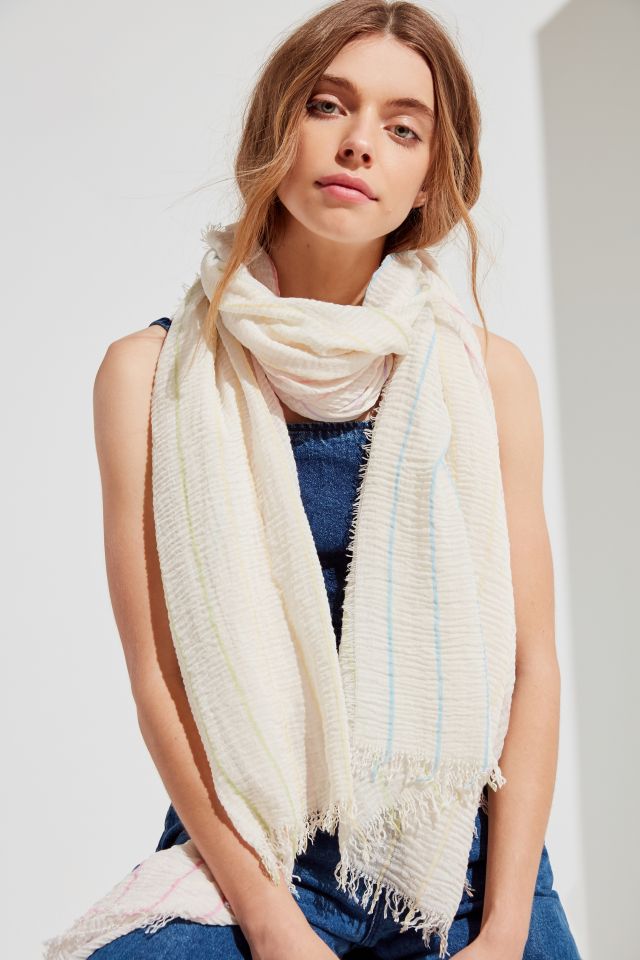 UO Lightweight Rainbow Scarf | Urban Outfitters