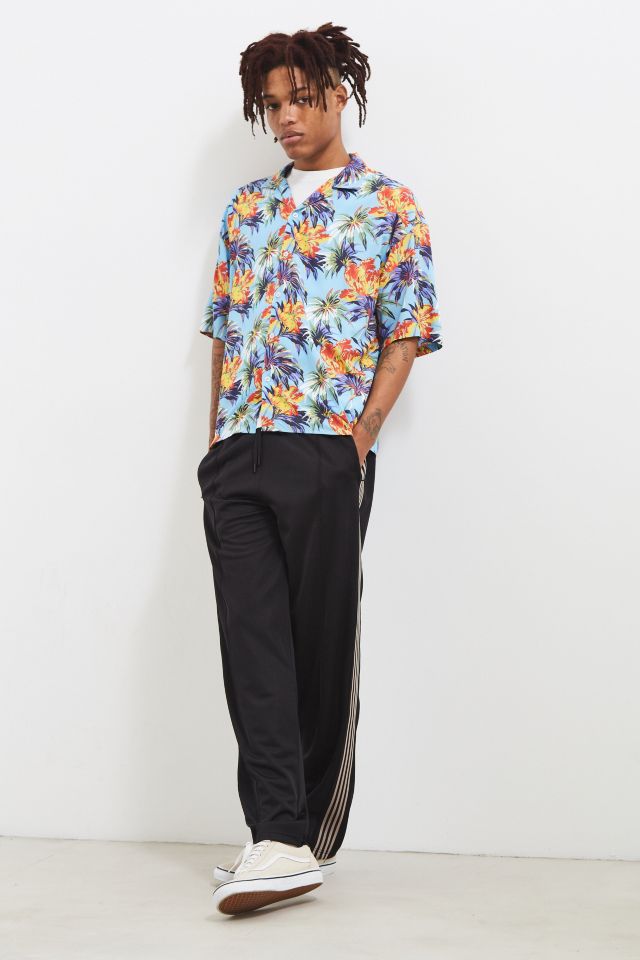 Loom Oversized Tropical Floral Rayon Camp Collar Shirt #5
