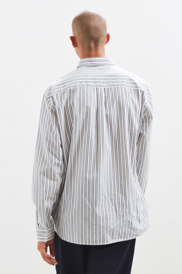 UO Palu Textured Stripe Button-Down Shirt #4
