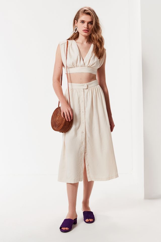 UO Arianna Cut-Out Cropped Top #2